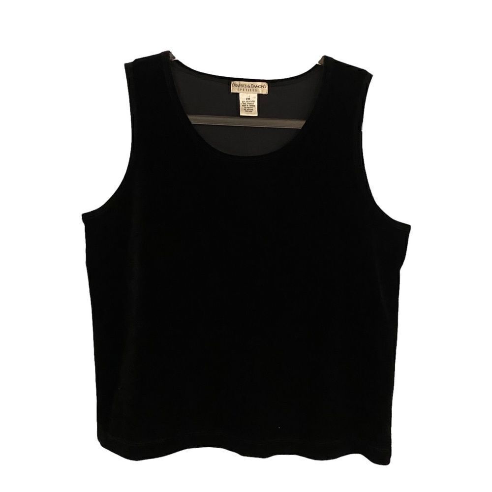 Drapers & Damon’s vintage 70s black velvet tank